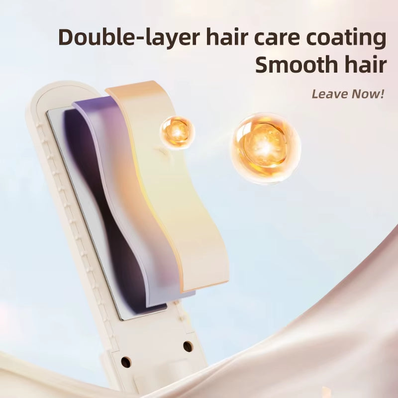 2026 New Mini Hair Straightener Curler Wireless Portable USB Charging Styling Tool for Dormitory Salon Travel Home Use Cordless