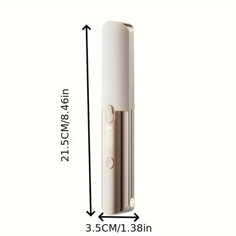 2026 New Mini Hair Straightener Curler Wireless Portable USB Charging Styling Tool for Dormitory Salon Travel Home Use Cordless